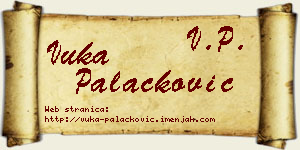 Vuka Palačković vizit kartica